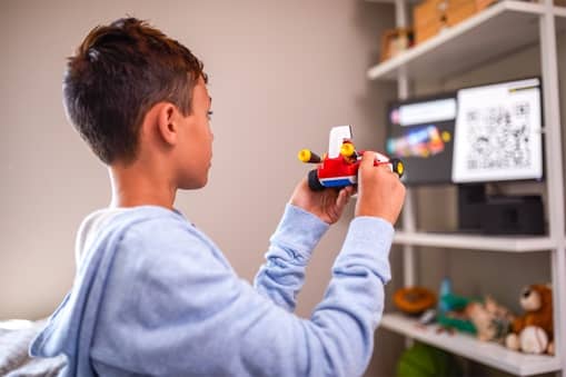 Suivez les instructions dans le jeu pour synchroniser vos karts avec votre console Nintendo Switch.